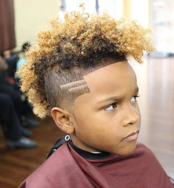 21 Appealing Mohawk Hairstyles For Your Little Boys In Curly Red Mohawk Hairstyles (View 23 of 25)