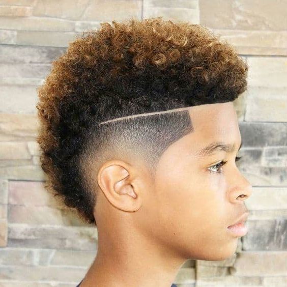 21 Appealing Mohawk Hairstyles For Your Little Boys Intended For Chic And Curly Mohawk Haircuts (View 12 of 25)