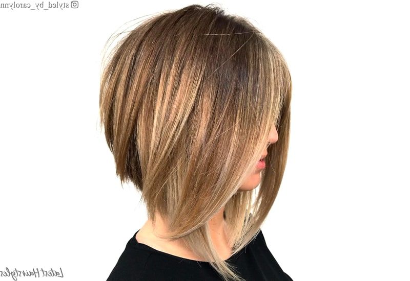 21 Best Long Layered Bob (layered Lob) Hairstyles In 2019 Regarding Shaggy Lob Hairstyles With Bangs (Photo 8 of 25)