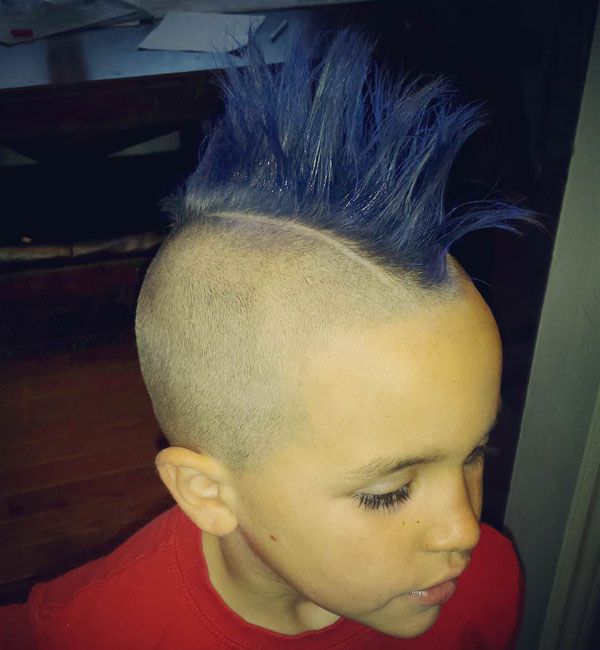 23 Cool Kids Mohawk Haircuts Your Little Boys Will Love Pertaining To Shaved And Colored Mohawk Haircuts (Photo 11 of 25)