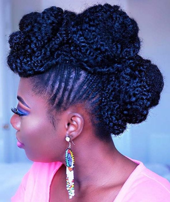 23 Mohawk Braid Styles That Will Get You Noticed | Page 2 Of Inside Braided Mohawk Bun Hairstyles (View 22 of 25)