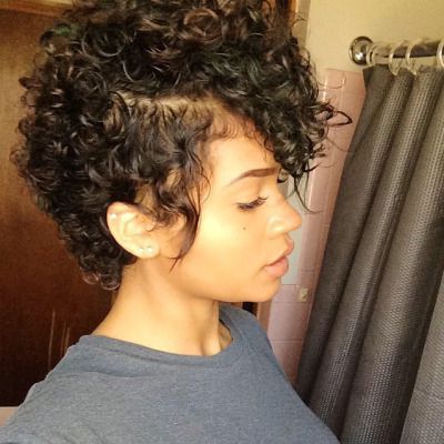 25 Cute Curly And Natural Short Hairstyles For Black Women Pertaining To Cute Curly Pixie Hairstyles (View 3 of 25)