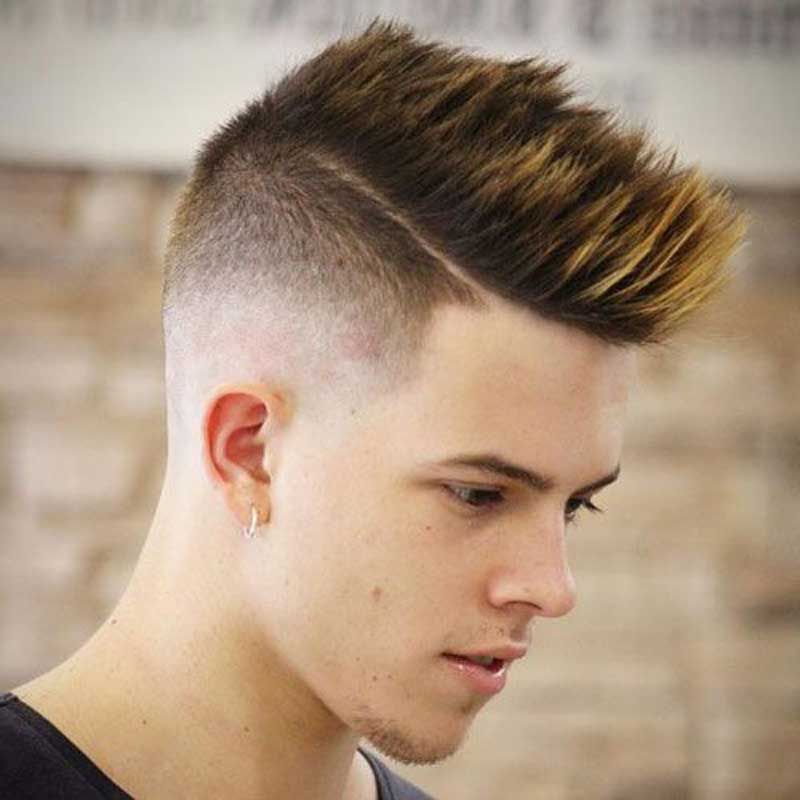 26 Trendy Faux Hawk Hairstyle Ideas For Men | Cool Within Classy Faux Mohawk Haircuts For Women (Photo 18 of 25)