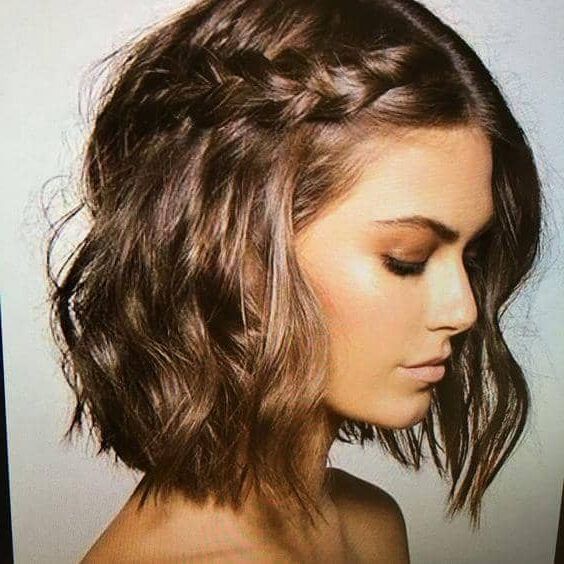 27 Braid Hairstyles For Short Hair That Are Simply Gorgeous Throughout Pretty Short Bob Haircuts With Braid (Photo 14 of 25)