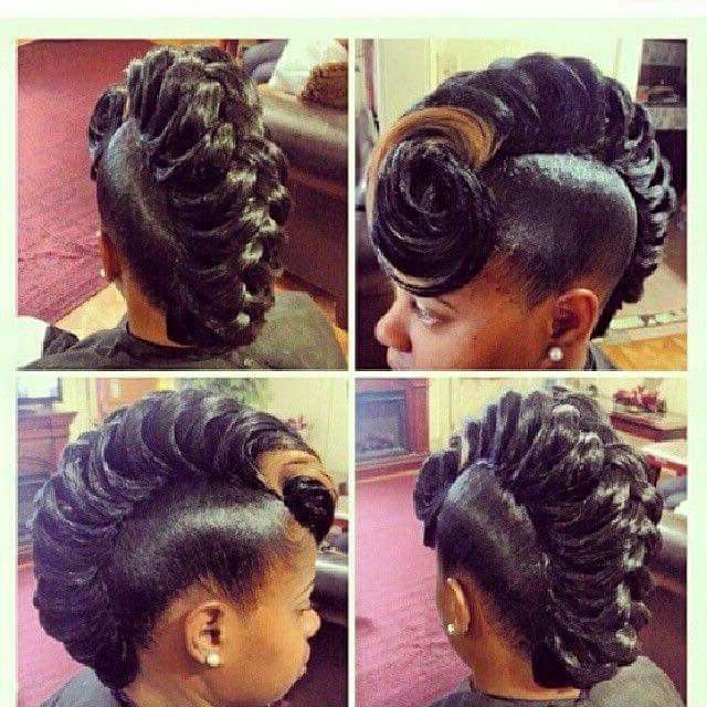 28+ Albums Of Faux Braided Mohawk On Natural Hair | Explore In Faux Mohawk Hairstyles With Natural Tresses (Photo 9 of 25)