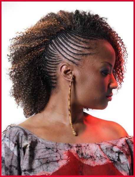 28+ Albums Of Mohawk Hairstyles For Natural Hair | Explore Throughout Braids And Curls Mohawk Hairstyles (Photo 24 of 25)
