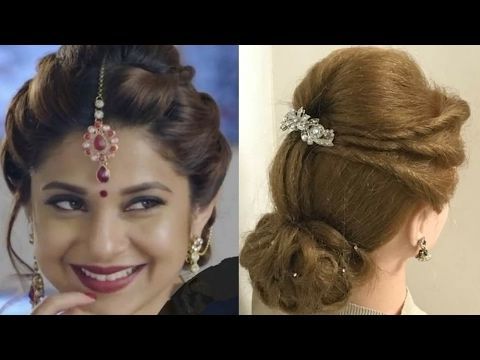 28+ Albums Of Side Puff Bridal Hairstyle | Explore Thousands For Side Hairstyles With Puff And Curls (View 21 of 25)