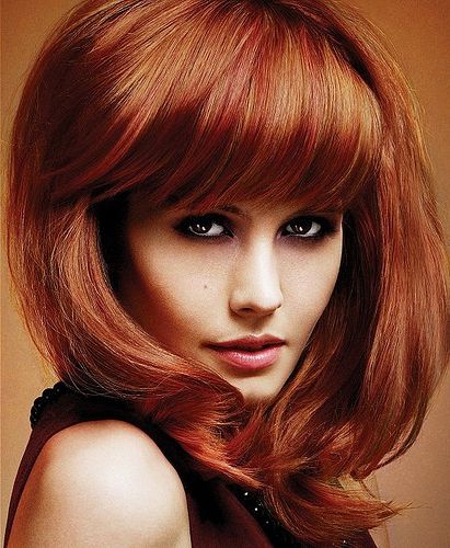 28 Medium Length Layered Hairstyles To Try | Hairs.london For Medium Length Red Hairstyles With Fringes (Photo 17 of 25)