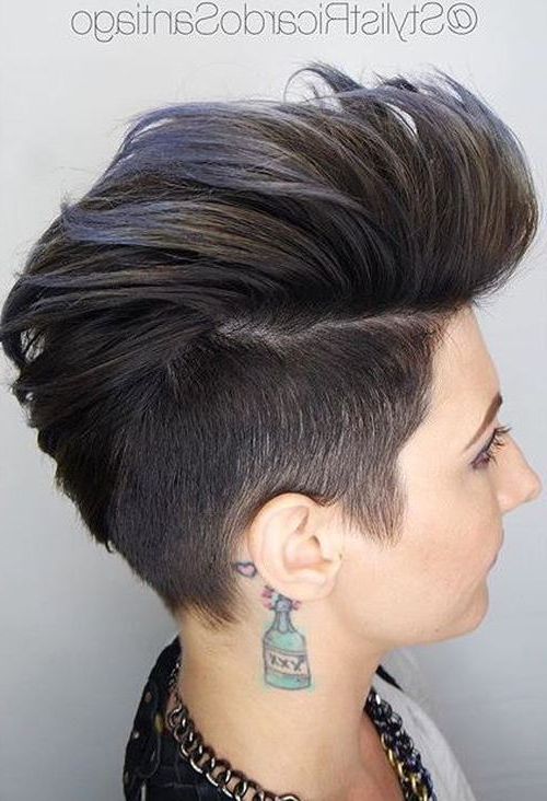 28 Trendy Faux Hawk Hairstyles For Women 2020 – Pretty Designs With Regard To Classy Faux Mohawk Haircuts For Women (View 4 of 25)