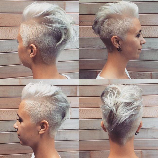28 Trendy Faux Hawk Hairstyles For Women 2020 – Pretty Designs With Regard To Classy Faux Mohawk Haircuts For Women (Photo 2 of 25)