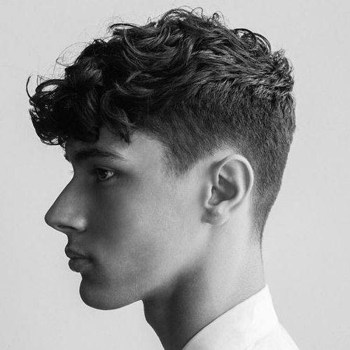 31 Cool Wavy Hairstyles For Men (2019 Guide) In Volumized Curly Bob Hairstyles With Side Swept Bangs (Photo 16 of 25)