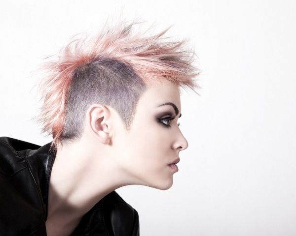 31 Punk Hairstyles For Women | Hairstylo For Punk Mohawk Updo Hairstyles (Photo 24 of 25)