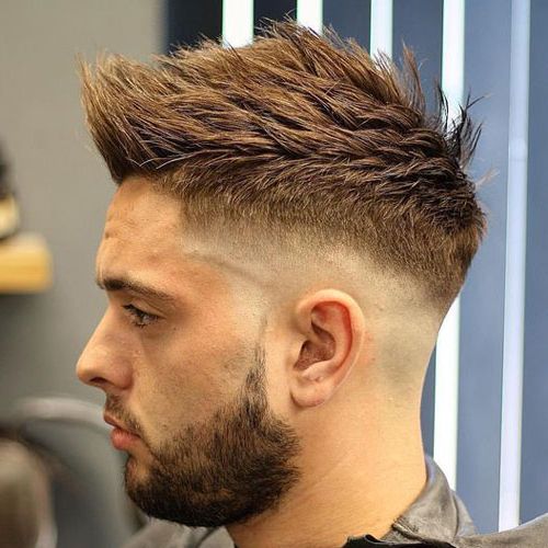 35 Best Faux Hawk (fohawk) Haircuts For Men (2019 Guide) With Fauxhawk  Haircuts (Photo 10 of 25)