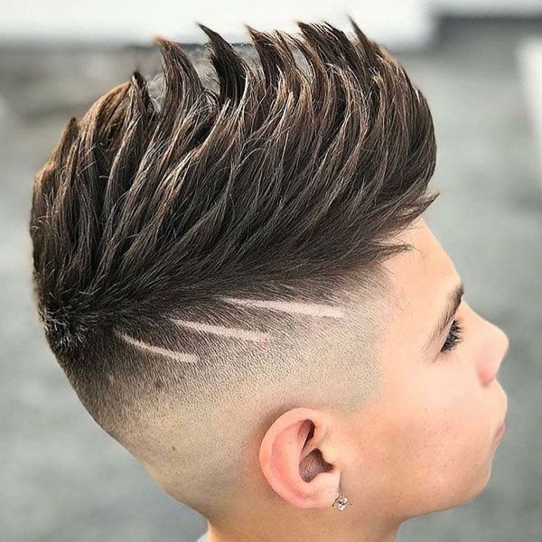 35 Cute Little Boy Haircuts + Adorable Toddler Hairstyles Regarding Long Luscious Mohawk Haircuts For Curly Hair (View 21 of 25)