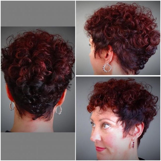 35 Great Curly Mohawk Hairstyles – Cuteness And Boldness Inside Curly Red Mohawk Hairstyles (View 14 of 25)