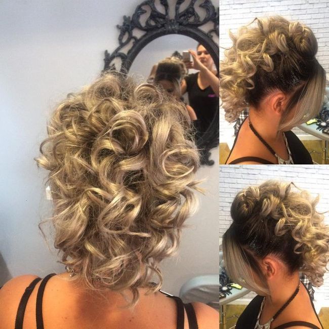 35 Great Curly Mohawk Hairstyles – Cuteness And Boldness Throughout Elegant Curly Mohawk Updo Hairstyles (View 15 of 25)