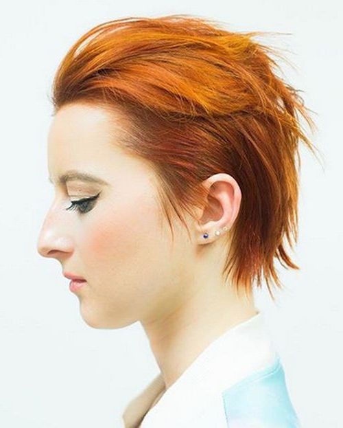 35 Short Punk Hairstyles To Rock Your Fantasy | Hair Ideas For Edgy Red Hairstyles (Photo 2 of 25)