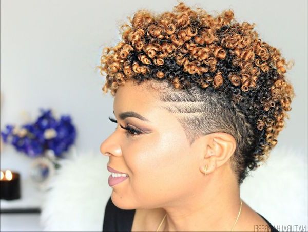 36 Mohawk Hairstyles For Black Women (trending In November 2019) Regarding Feminine Curls With Mohawk Haircuts (View 19 of 25)