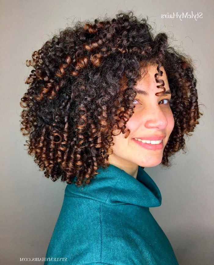 37 Best Hairstyles For Short Curly Hair Trending In 2019 In Pixie Haircuts With Tight Curls (View 25 of 25)
