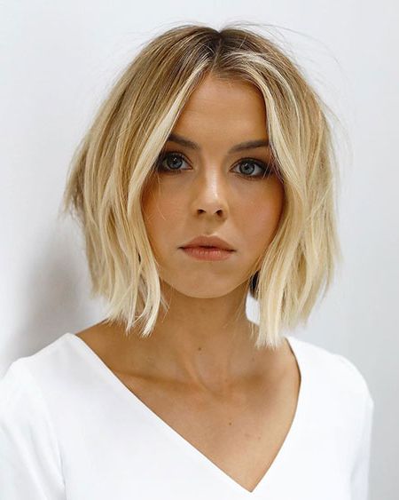 38 Blonde Bob Hairstyles | Bob Hairstyles 2018 – Short Throughout Smart Short Bob Hairstyles With Choppy Ends (Photo 23 of 25)