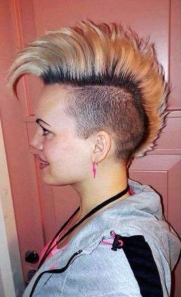 40 Inspiring Mohawk Women Hairstyles Season 2019 | Potential Intended For Short Hair Inspired Mohawk Hairstyles (View 2 of 25)