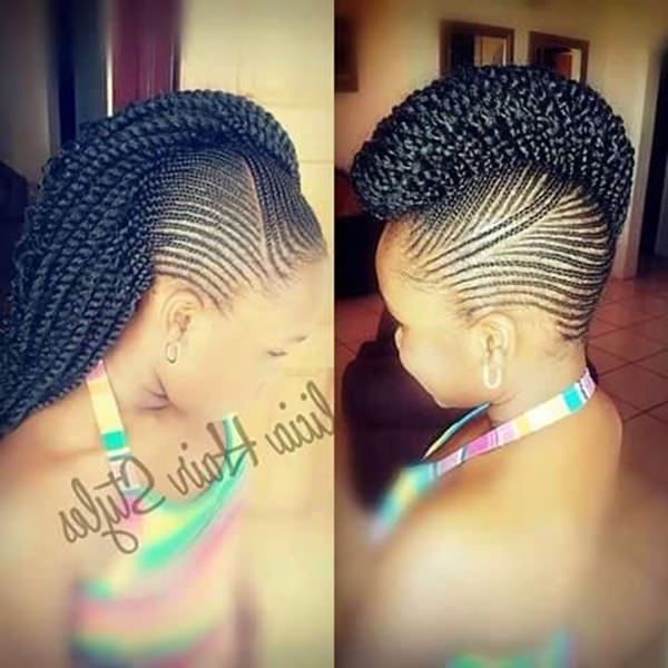 45 Fantastic Braided Mohawks To Turn Heads And Rock This Season Pertaining To Full Braided Mohawk Hairstyles (View 2 of 25)