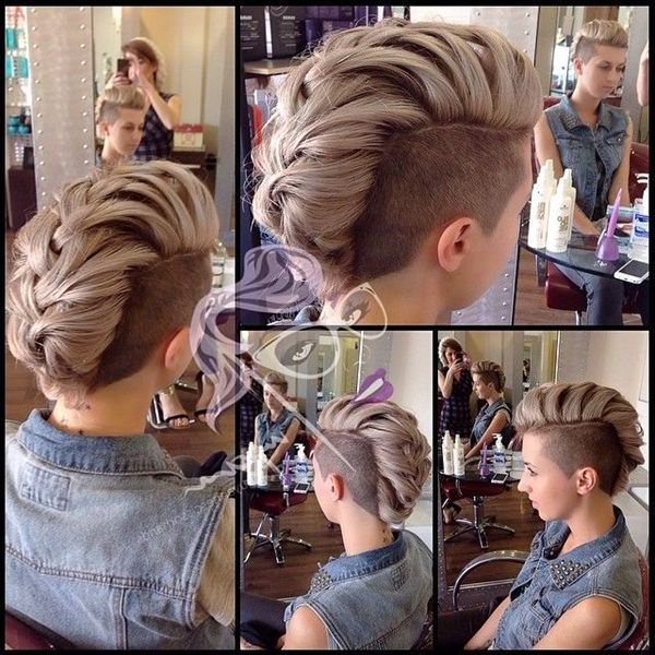45 Fantastic Braided Mohawks To Turn Heads And Rock This Season With Short Blonde Braids Mohawk Hairstyles (View 16 of 25)