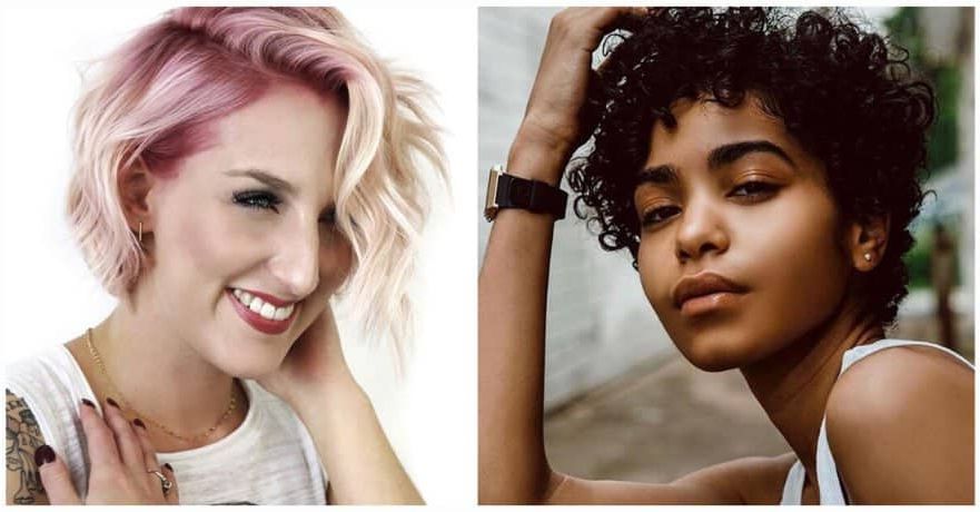 50 Bold Curly Pixie Cut Ideas To Transform Your Style In 2019 In Blonde Pixie Haircuts With Curly Bangs (View 21 of 25)