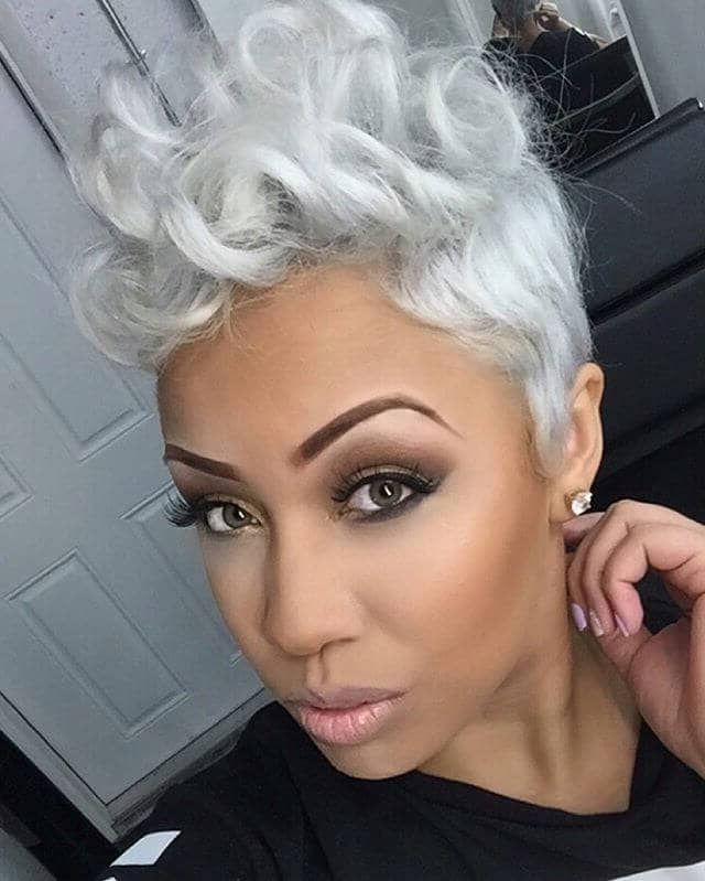50 Bold Curly Pixie Cut Ideas To Transform Your Style In 2019 Inside Faux Mohawk Hairstyles With Springy Curls (Photo 21 of 25)