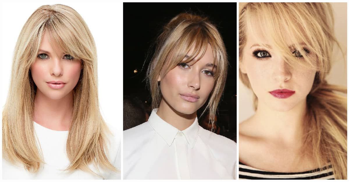 50 Fresh Hairstyle Ideas With Side Bangs To Shake Up Your Style Inside Soft And Casual Curls Hairstyles With Front Fringes (Photo 11 of 25)