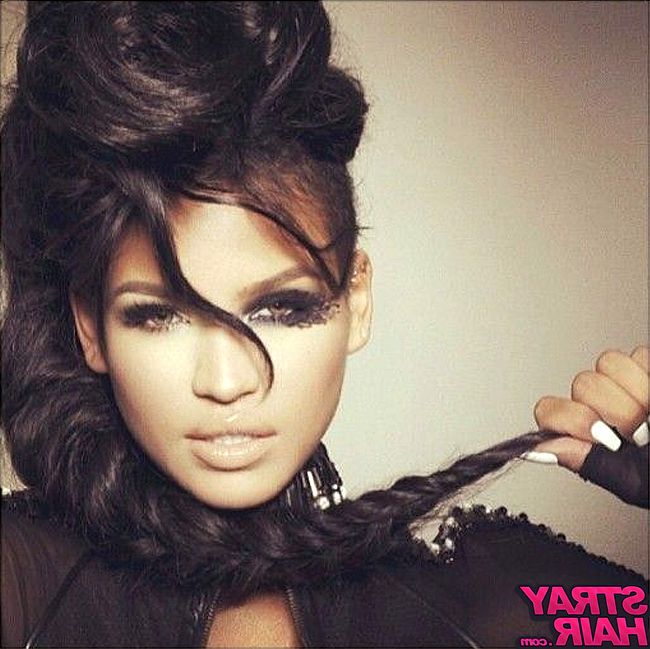 50 Great Cassie Hairstyles Photos – Strayhair With Cassie Bun Mohawk Hairstyles (Photo 23 of 25)