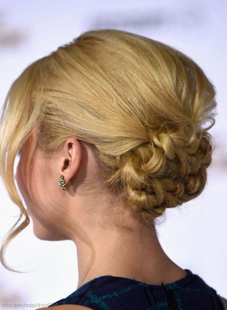 50 Great Short Updo Hairstyles For Women Pertaining To Braided Bun Hairstyles With Puffy Crown (Photo 1 of 25)