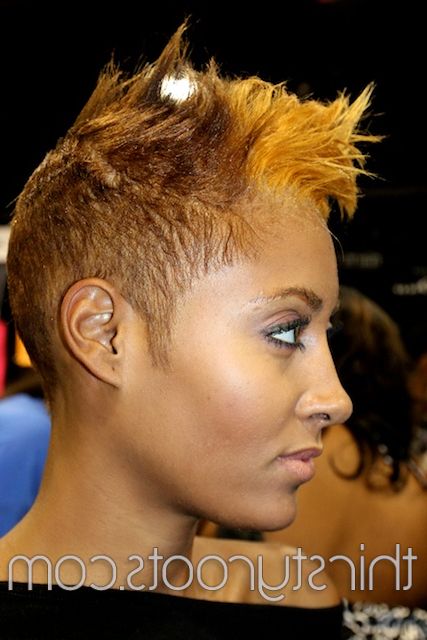 50 Hot Black Hairstyles Throughout Fierce Mohawk Hairstyles With Curly Hair (View 23 of 25)