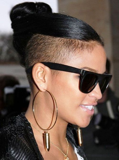 Featured Photo of Top 25 of Cassie Bun Mohawk Hairstyles