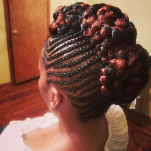50 Mohawk Hairstyles For Black Women | Stayglam Within Fully Braided Mohawk Hairstyles (View 23 of 25)