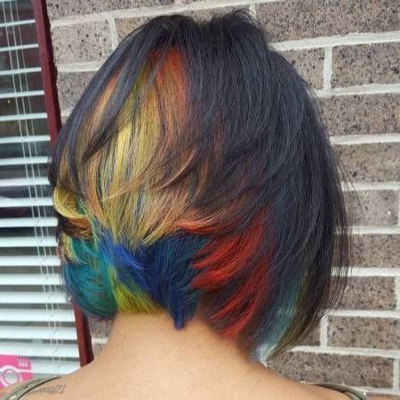50 Most Captivating African American Short Hairstyles In Pertaining To Rainbow Bob Haircuts (View 12 of 25)