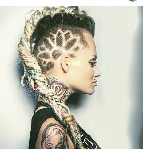 50 Of The Greatest Mohawks – Hairstyle On Point Inside Icy Purple Mohawk Hairstyles With Shaved Sides (Photo 23 of 25)