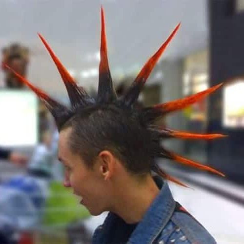 50 Outgoing Mohawk Haircut Ideas For That Extra Look Pertaining To Spiky Mohawk Hairstyles (Photo 6 of 25)