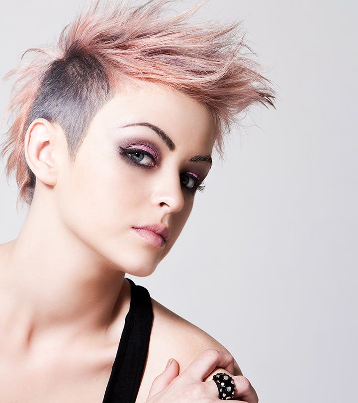 50 Sassy Short Punk Hairstyles Intended For Alicia Keys Glamorous Mohawk Hairstyles (View 20 of 25)