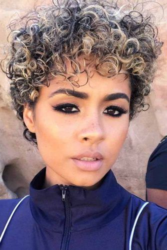 55 Beloved Short Curly Hairstyles For Women Of Any Age With Regard To Curls And Blonde Highlights Hairstyles (Photo 11 of 25)