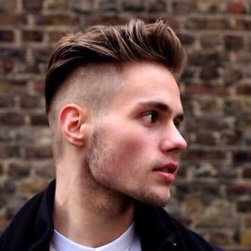 55 Edgy Or Sleek Mohawk Hairstyles For Men – Men Hairstyles Throughout Shaved And Colored Mohawk Haircuts (View 19 of 25)