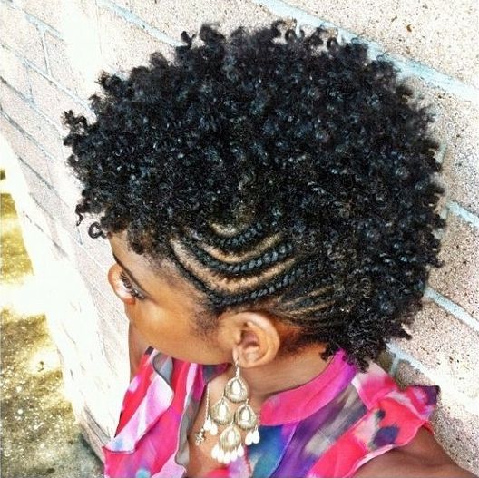 6 Edgy Braided Mohawk Hairstyles For Black Women In 2014 In Within Braids And Curls Mohawk Hairstyles (Photo 8 of 25)