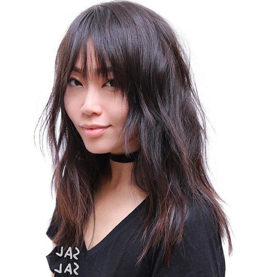 60 Lovely Long Shag Haircuts For Effortless Stylish Looks In Modern Shaggy Asian Hairstyles (View 8 of 25)