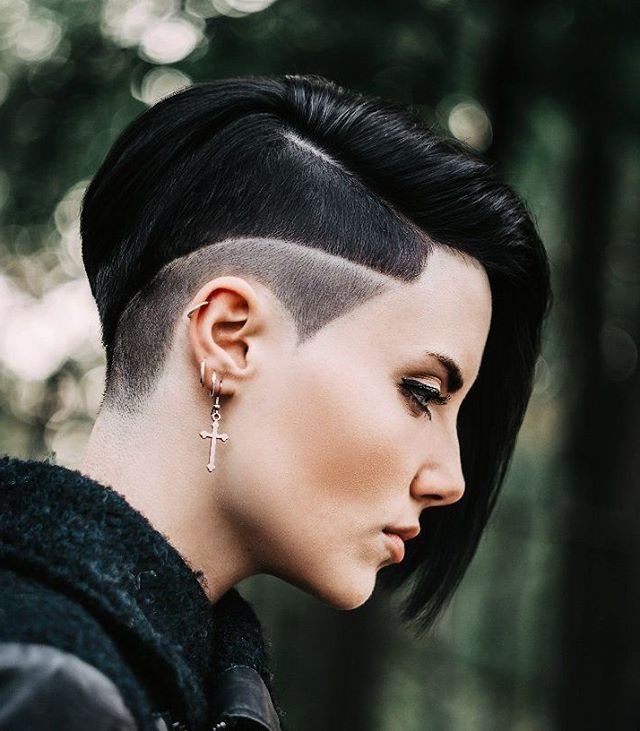 60 Shaved Hairstyles For Women | Half Shaved Hair, Hair Regarding Modern And Edgy Hairstyles (Photo 25 of 25)