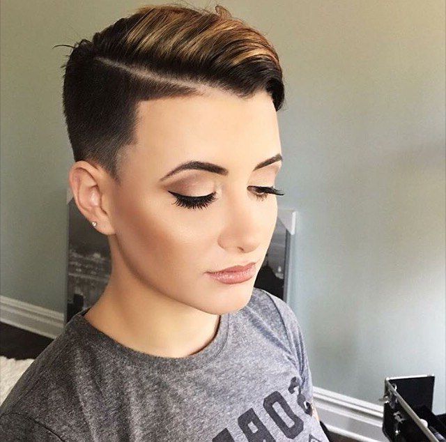 60 Shaved Hairstyles For Women | Short Shaved Hairstyles Throughout Modern And Edgy Hairstyles (View 12 of 25)