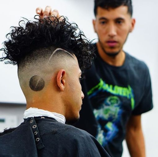65 Black Boys Haircuts 2019 – Mrkidshaircuts With Mohawk Haircuts On Curls With Parting (View 13 of 25)