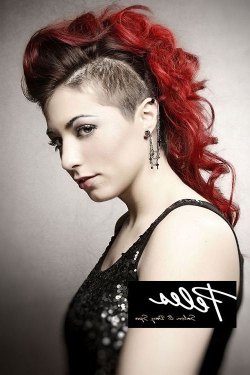 70 Most Gorgeous Mohawk Hairstyles Of Nowadays In 2019 In Red Curly Mohawk Hairstyles (View 7 of 25)