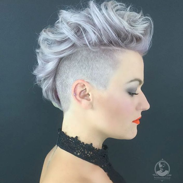 70 Most Gorgeous Mohawk Hairstyles Of Nowadays With Regard To Feminine Curls With Mohawk Haircuts (View 2 of 25)