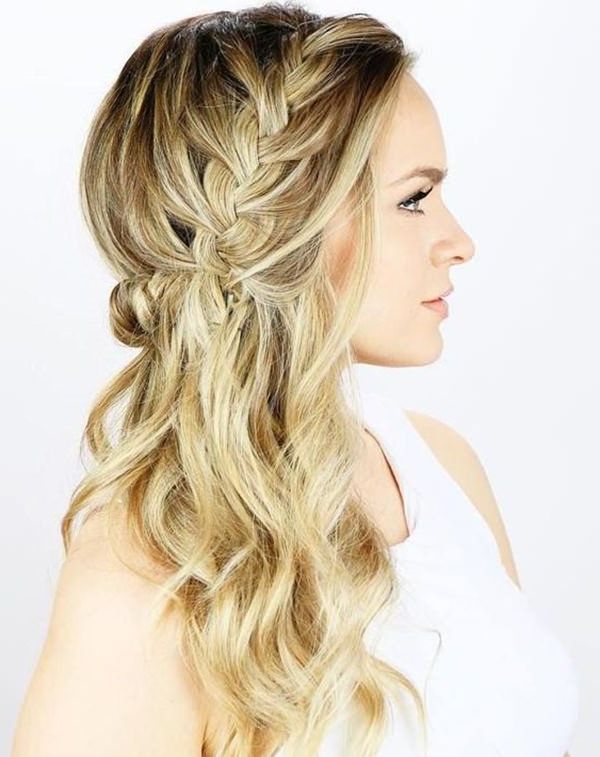 90 Glamorous Side Braids To Try Out This Season In Loose Waves Hairstyles With Twisted Side (View 10 of 25)