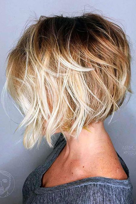 Alluring Inverted Bob Haircut Ideas 2017 2018 | Bob Within Short Asymmetric Bob Hairstyles With Textured Curls (Photo 10 of 25)